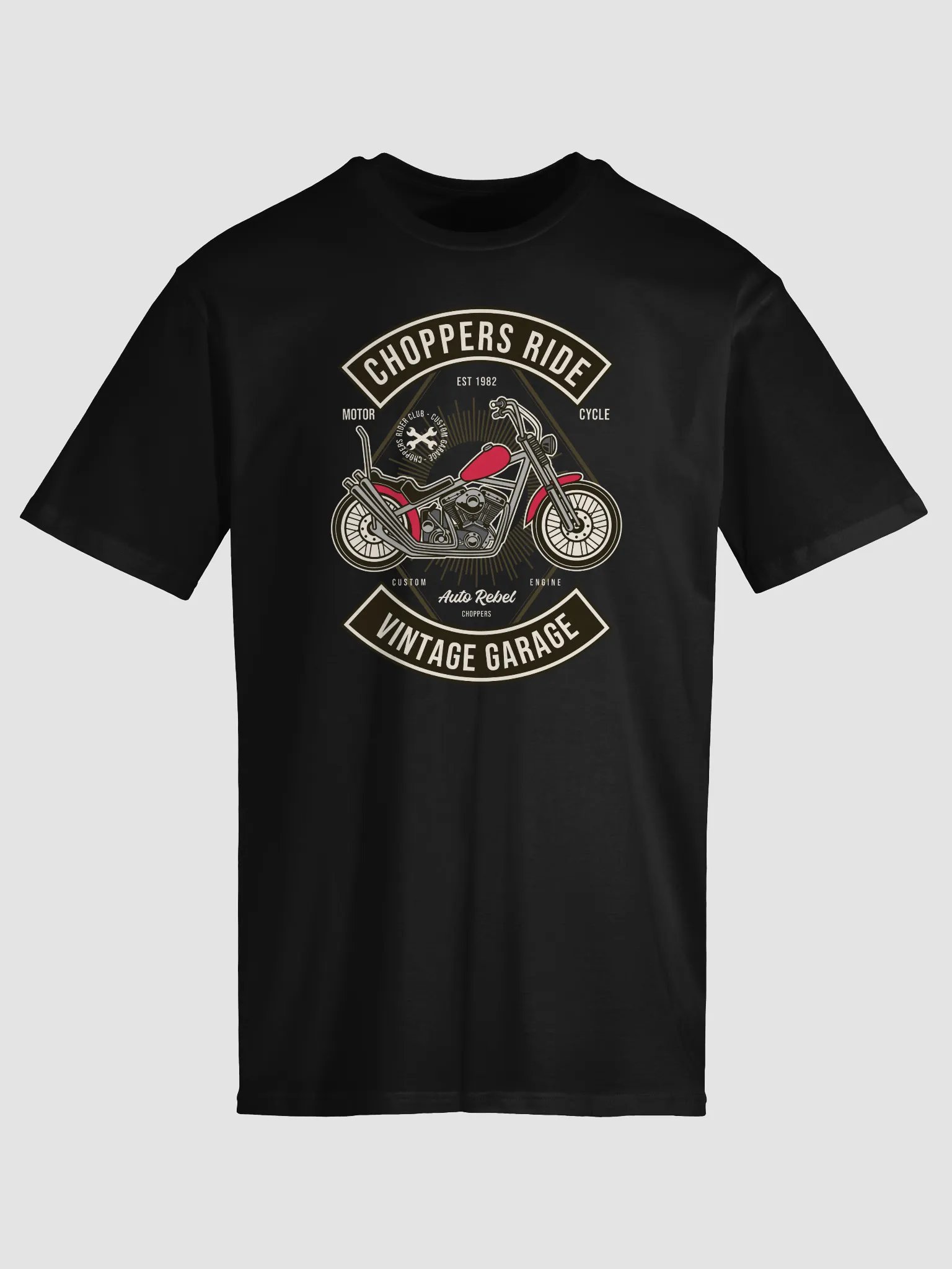 Vintage Choppers Ride T-Shirt product image (1)