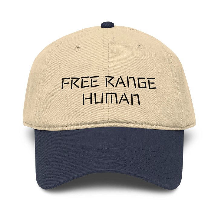 FREE RANGE HUMAN - HAT - BLACK PRINT product image (1)