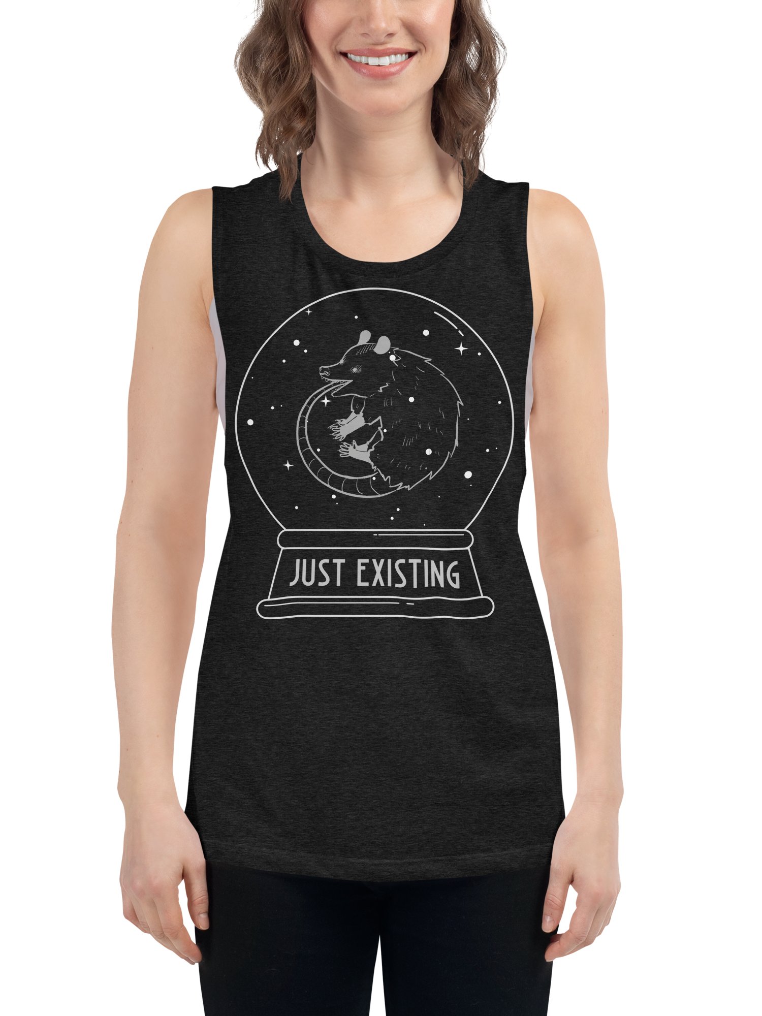 Just Existing flowy tank top product image (1)