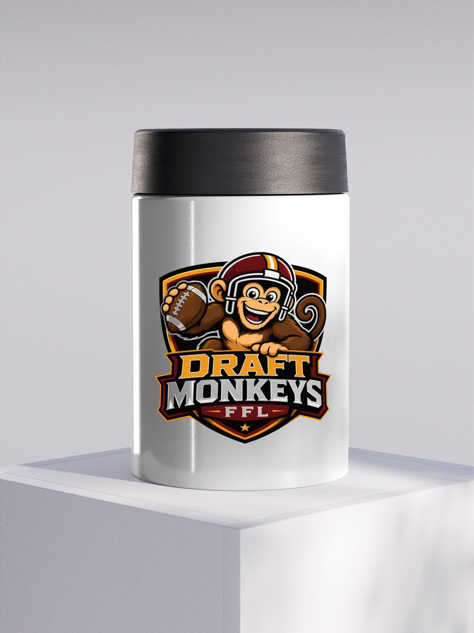 Draft Monkeys FFL Steel Koozie product image (1)