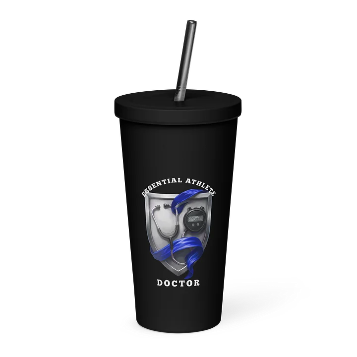 Shield Series: Doctor Edition White Tumbler Straw product image (1)