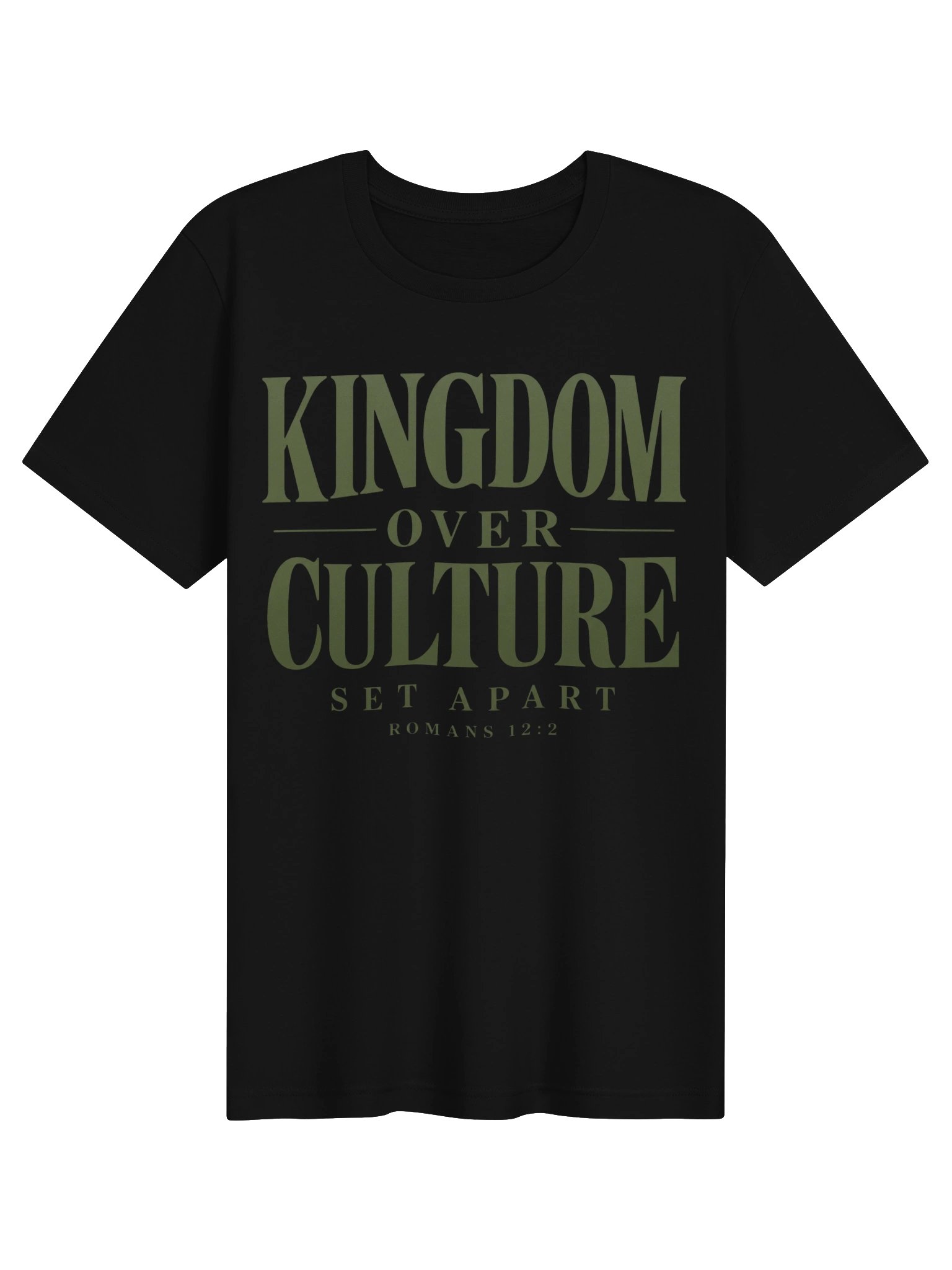Kingdom Over Culture – Romans 12:2 Premium Unisex Christian T-Shirt product image (4)