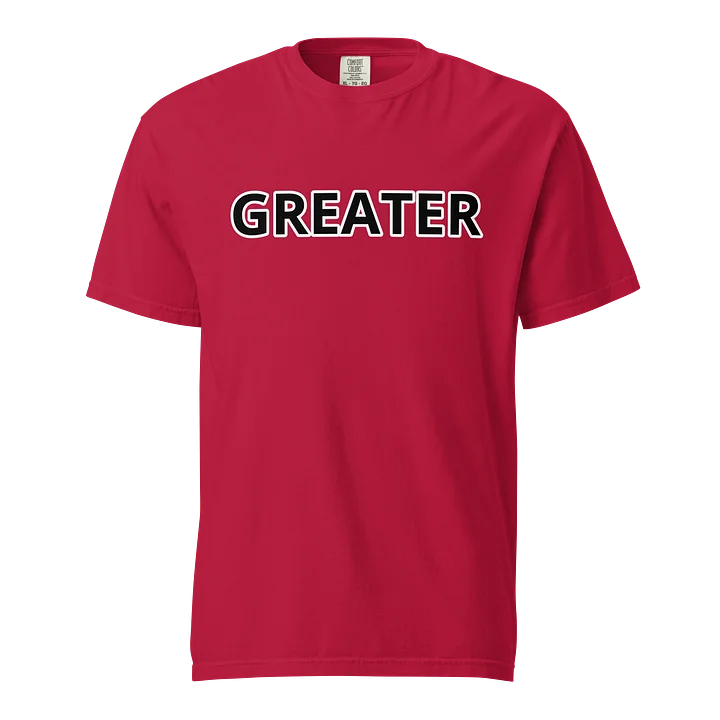 Greater short sleeve Red T-Shirt product image (1)
