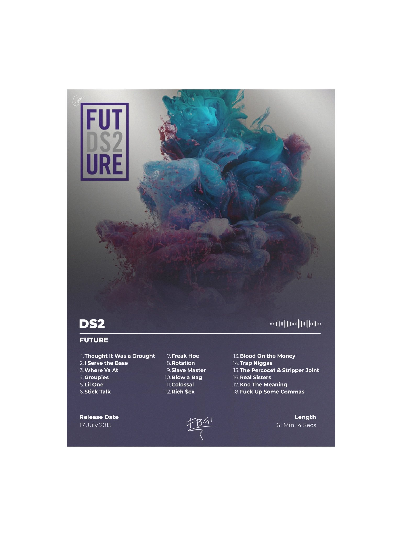 DS2 Future Album Poster product image (1)