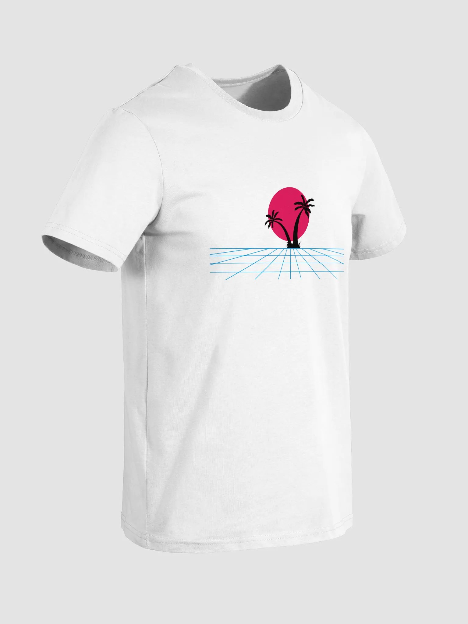 Synthwave Sunset Organic Tee product image (3)