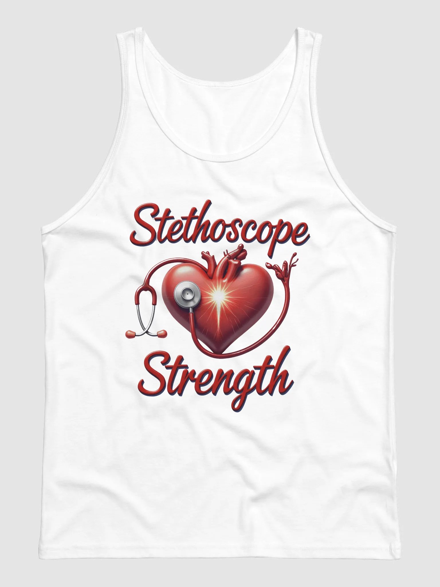 Stethoscope Strength Heart Tank product image (4)
