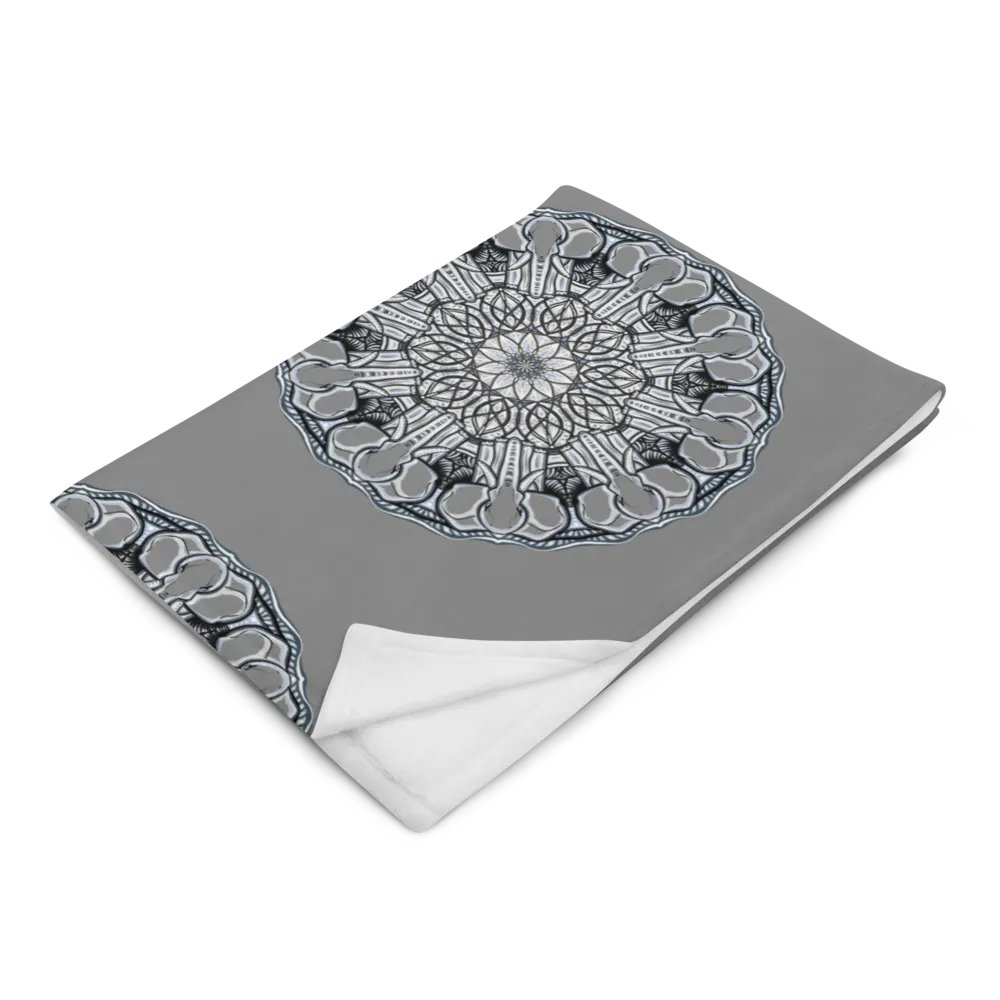 Ornate Floral Delight Throw Blanket product image (5)