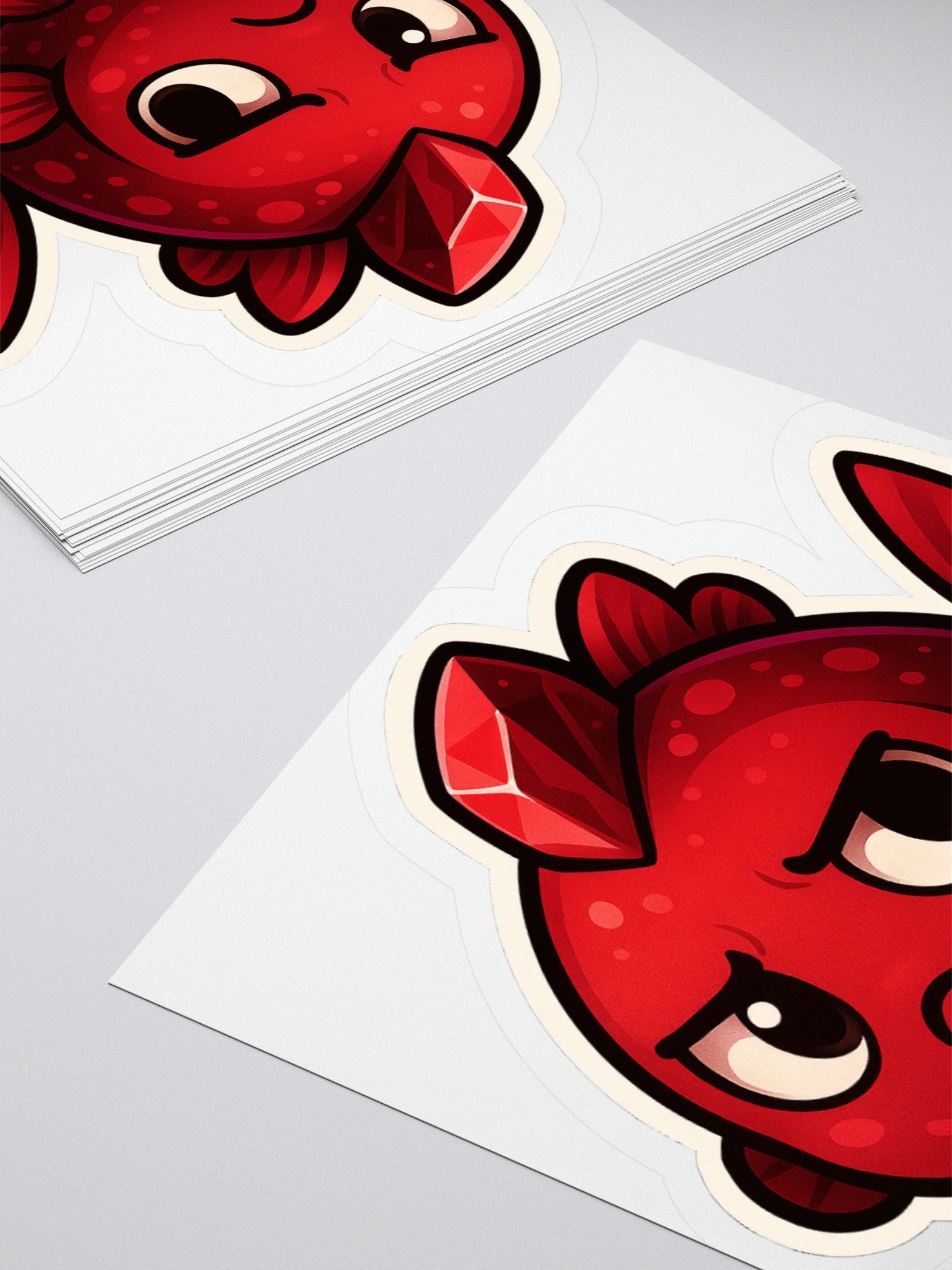 Ruby (July) Fish Sticker product image (7)