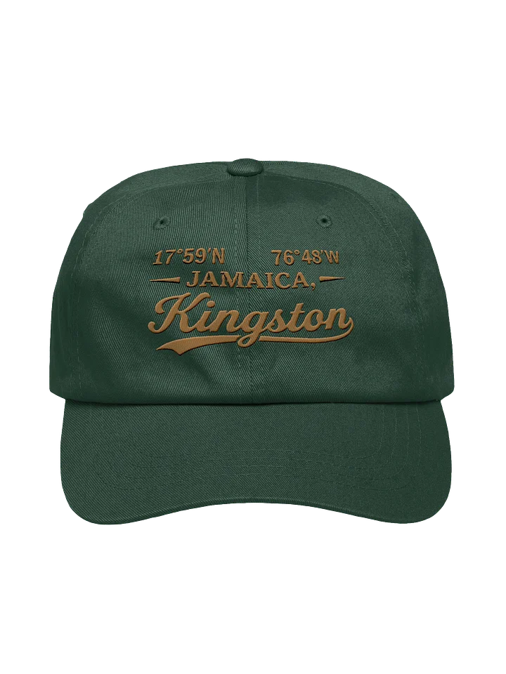 Kingston Jamaica Coordinates Dad Hat – Travel Cap product image (1)
