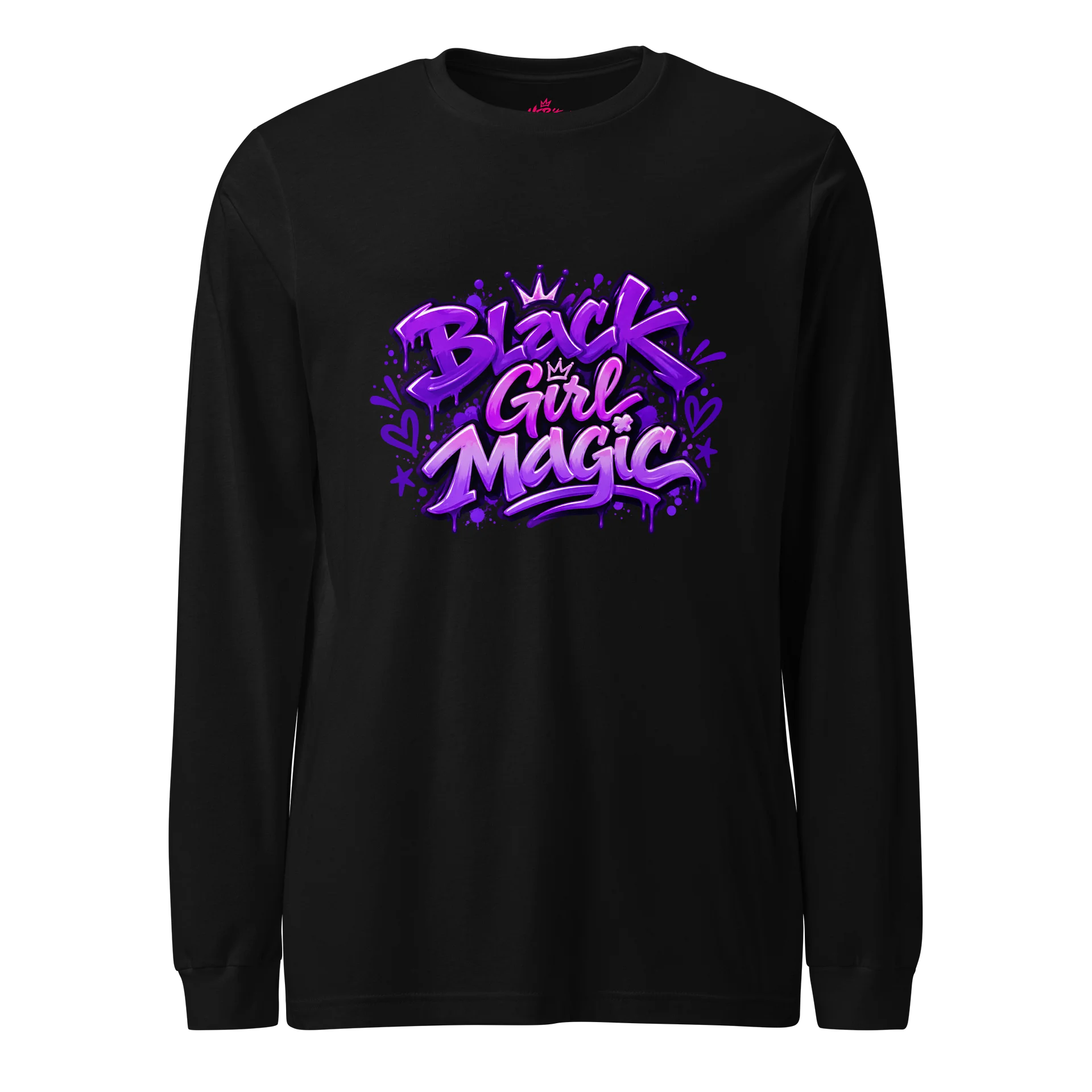 HERitage Black Girl Magic Long Sleeve In Purple product image (2)