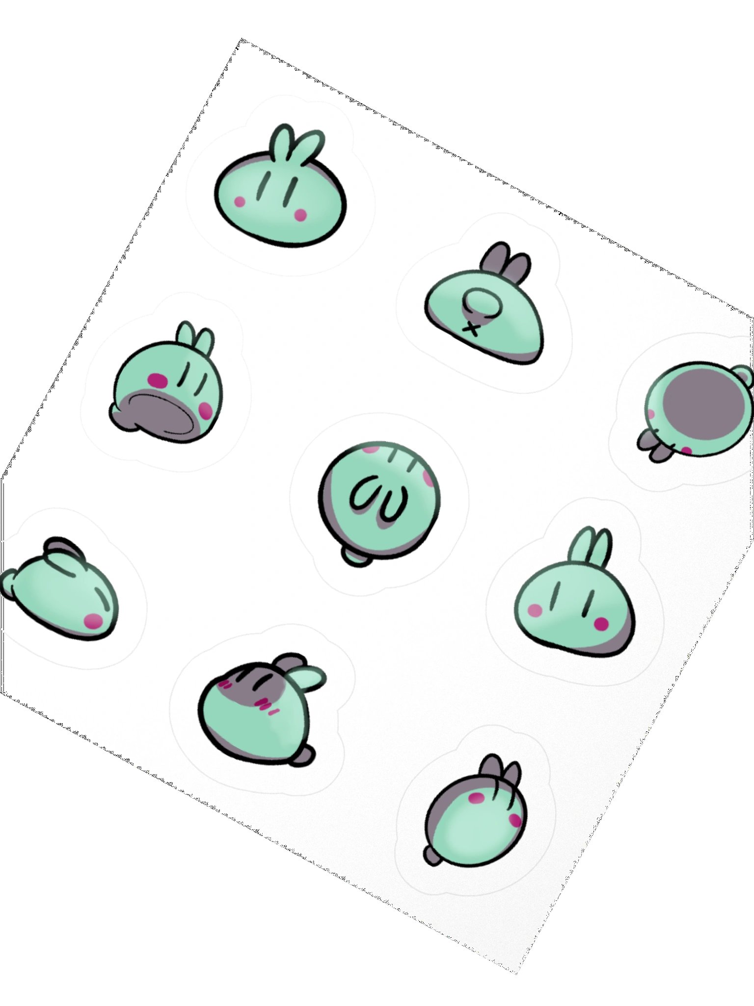 Dango Bunny Sticker Sheet product image (1)