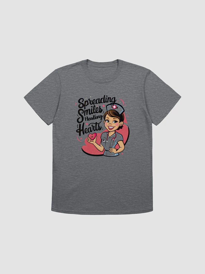 Spreading Smiles Healing Hearts Nurse T-Shirt product image (1)