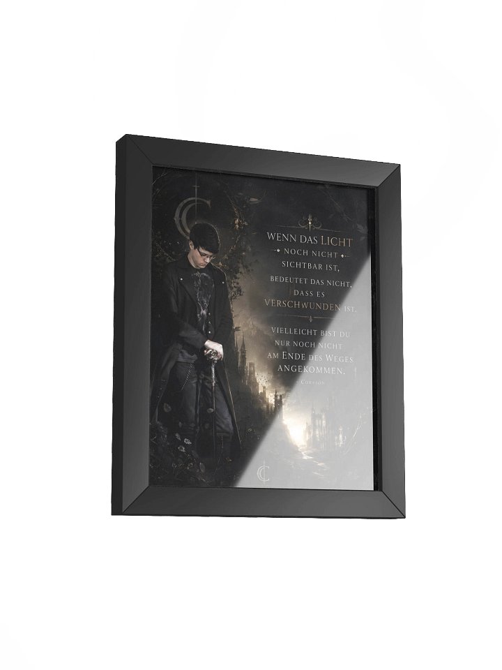 Wenn das Licht Framed Poster product image (2)