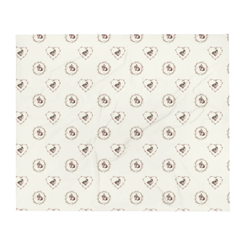 BUNNY AND DUCKS NURSERY BLANKET product image (1)