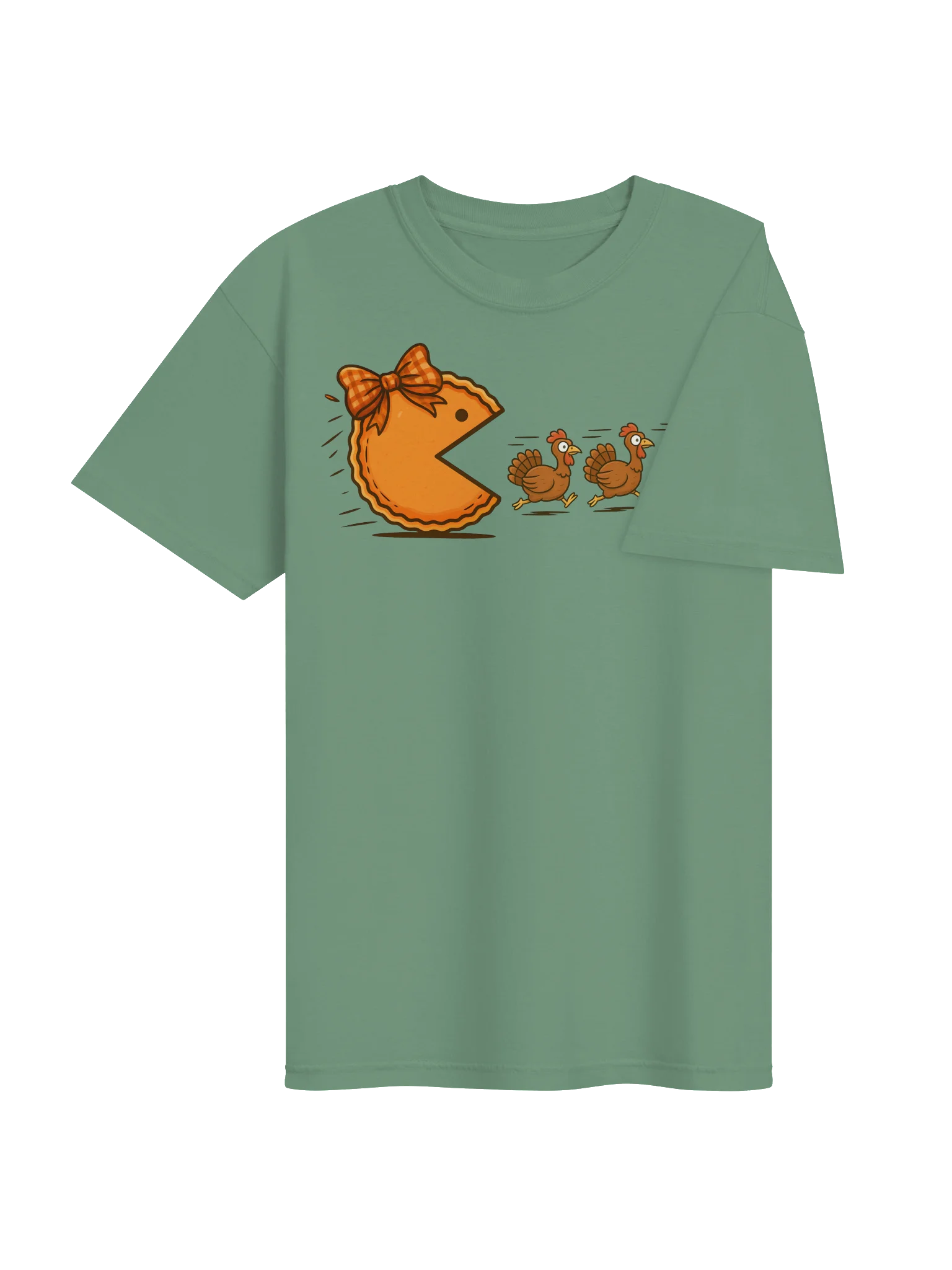 Turkey Chase Thanksgiving T-Shirt product image (68)