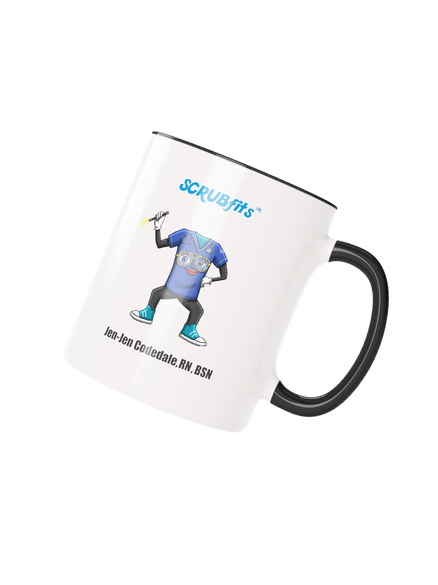 Ceramic Mug with Jen-Jen Codedale, RN, BSN product image (2)