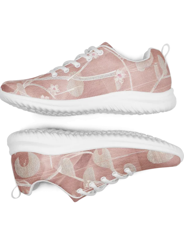 Women's Pretty & Pink Asian inspired Painted Athletic Kicks product image (5)
