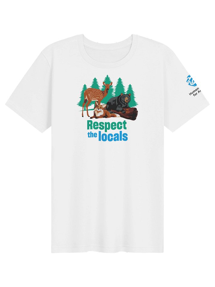 Respect the locals - T-shirt product image (1)