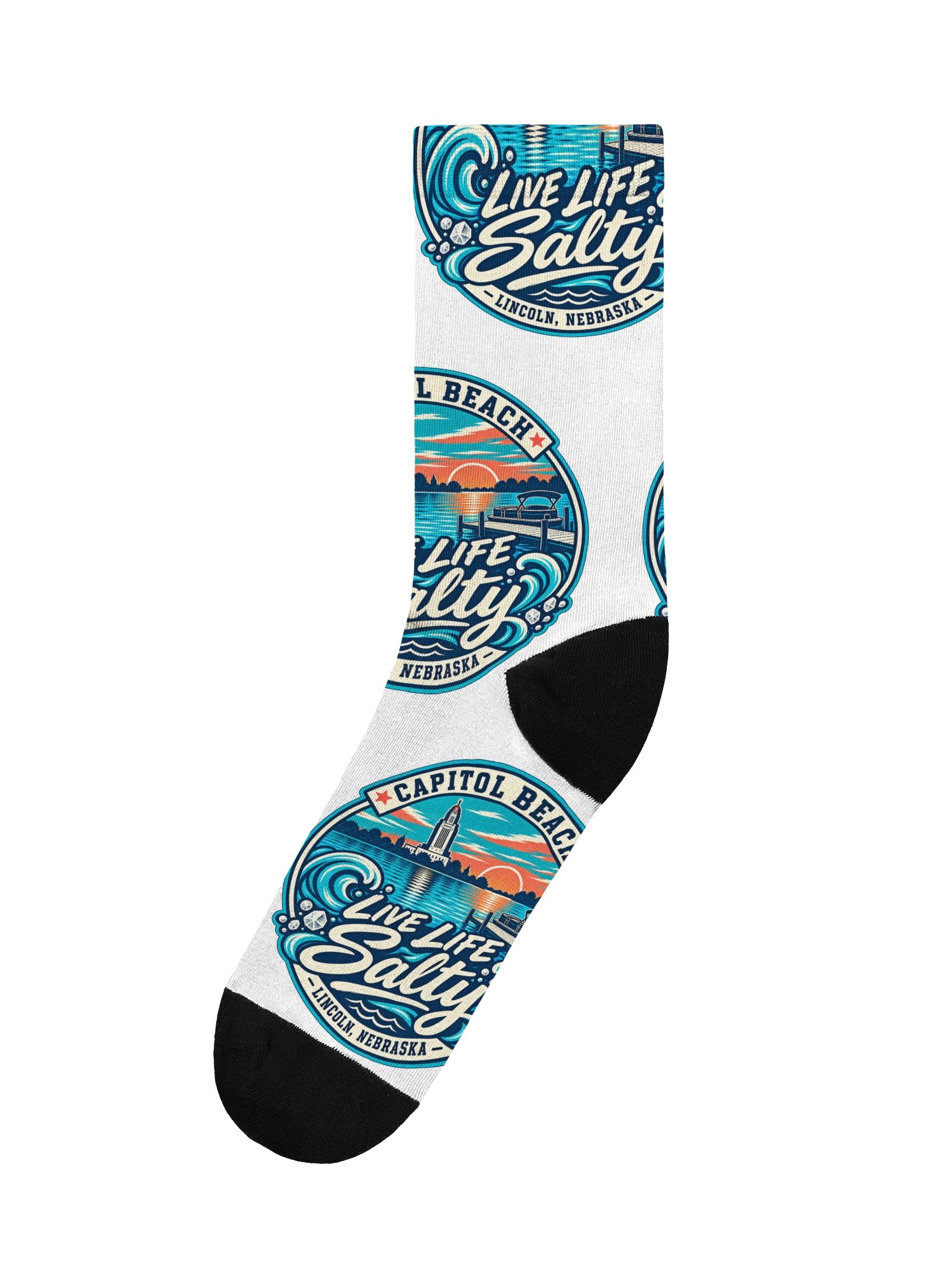 "Live Life Salty" Socks product image (1)
