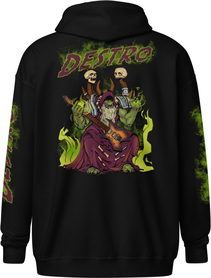 Zip Up Hoodie - Orc Warlock product image (6)