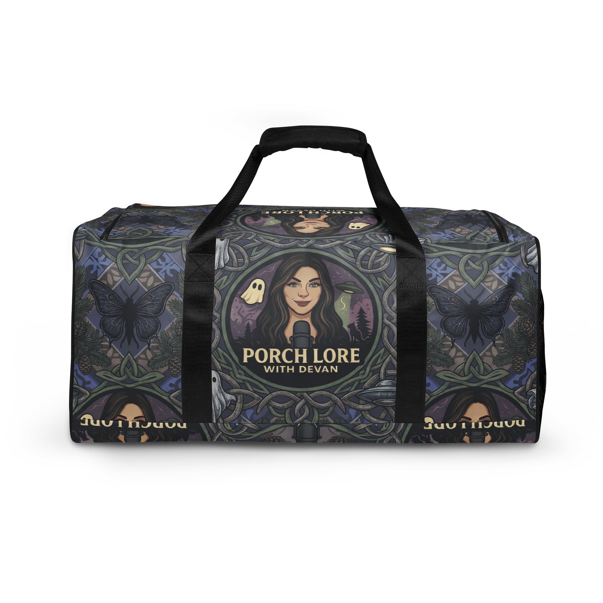 PORCH LORE DEVAN PERIWINKLE MOTH DUFFLE BAG product image (4)