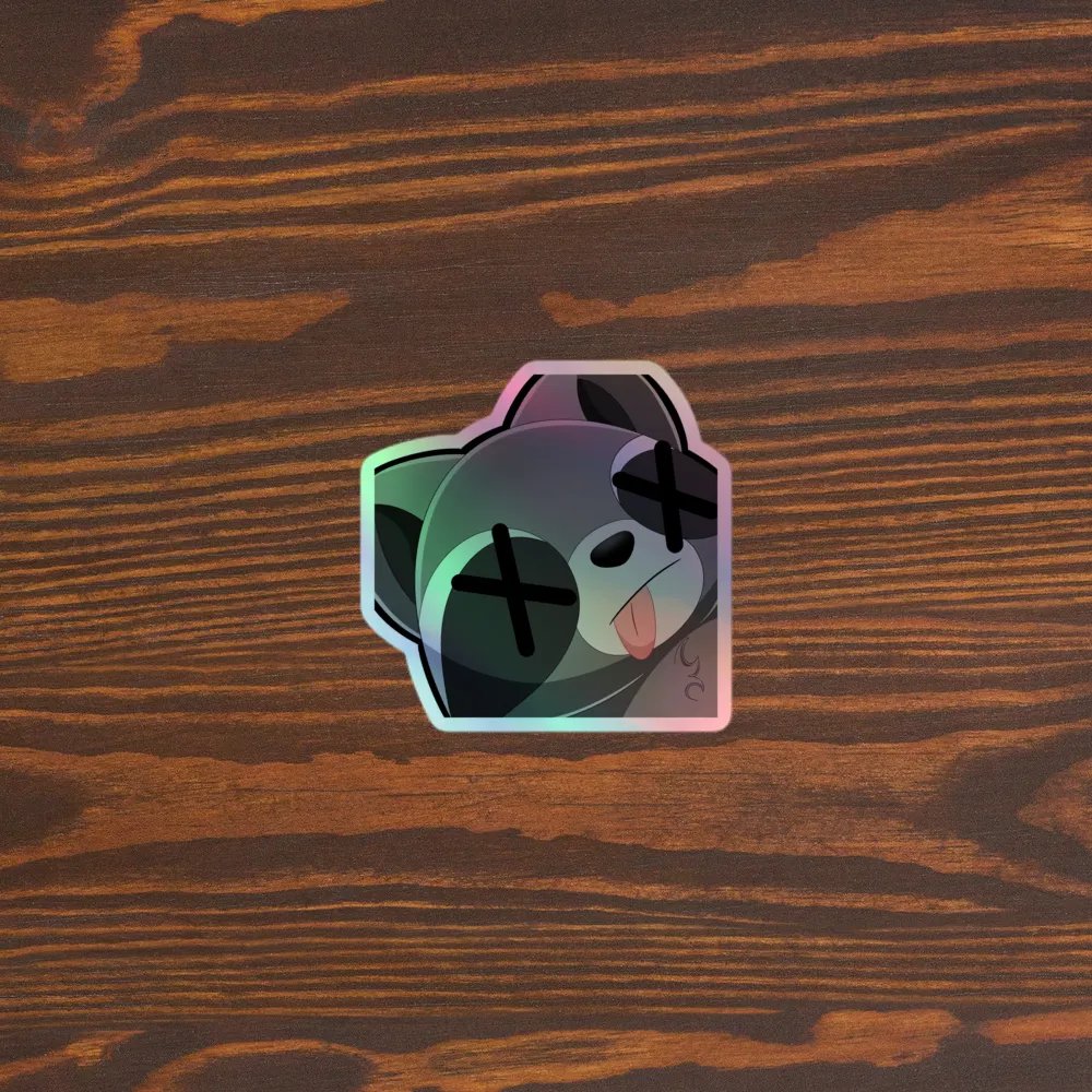 Ded Emote Holo Sticker product image (3)