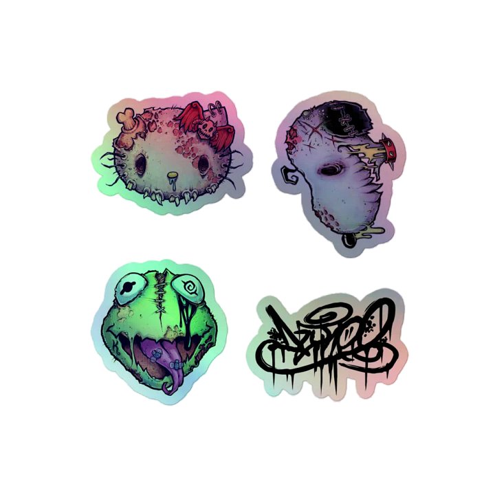 Childhood Ruined holo-sticker pack product image (2)
