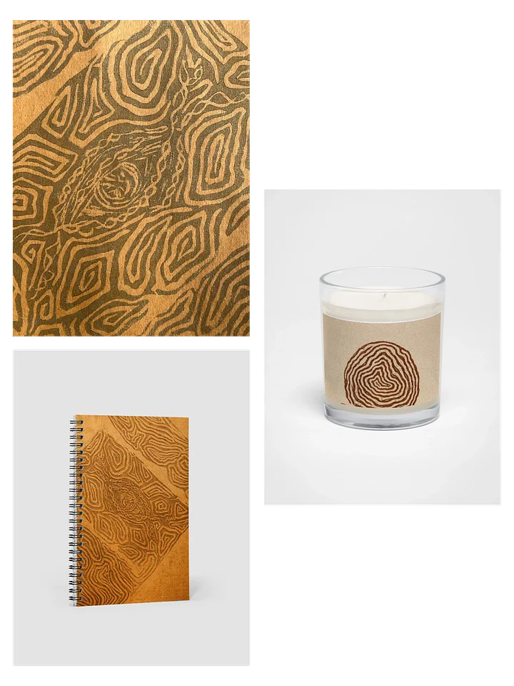 Ritual Journal & Candle Set for Clarity and Inner Vision product image (1)
