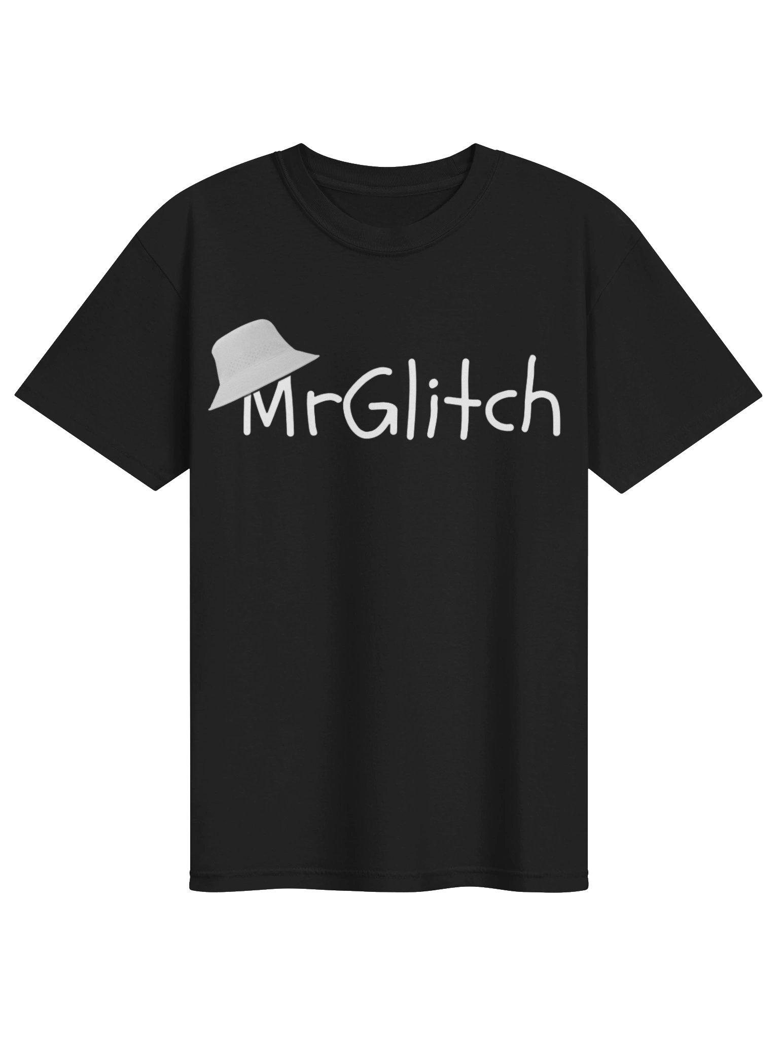MrGlitch White Hat Logo Tee product image (1)