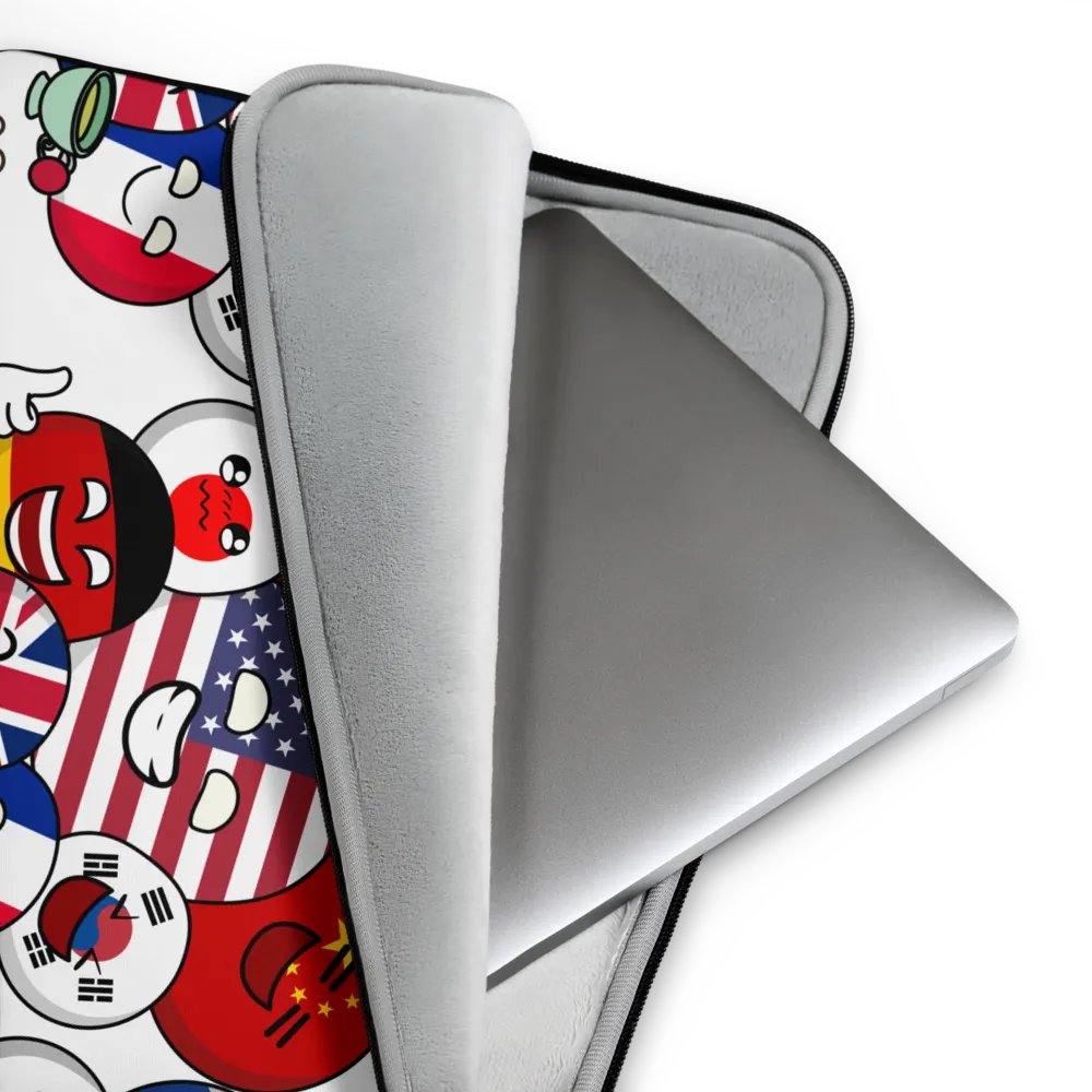 Countryball Laptop Sleeve product image (4)