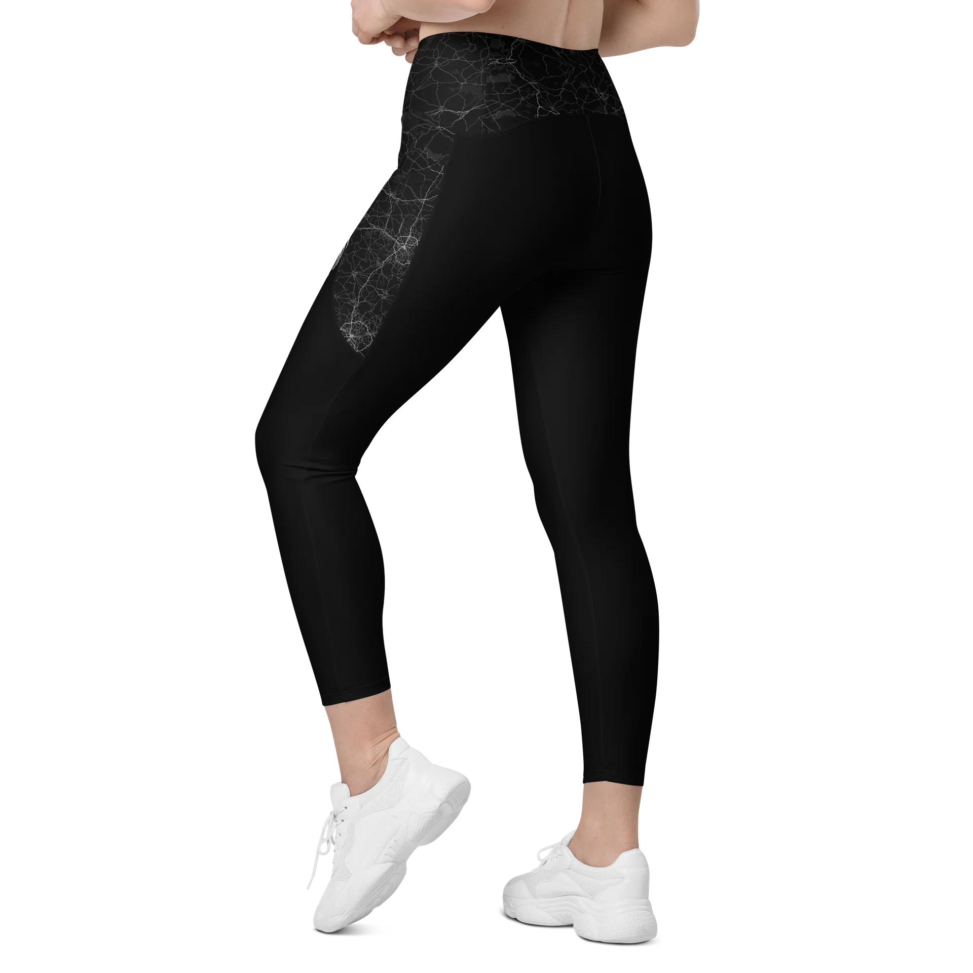 Carolina Map Leggings With Pockets product image (6)