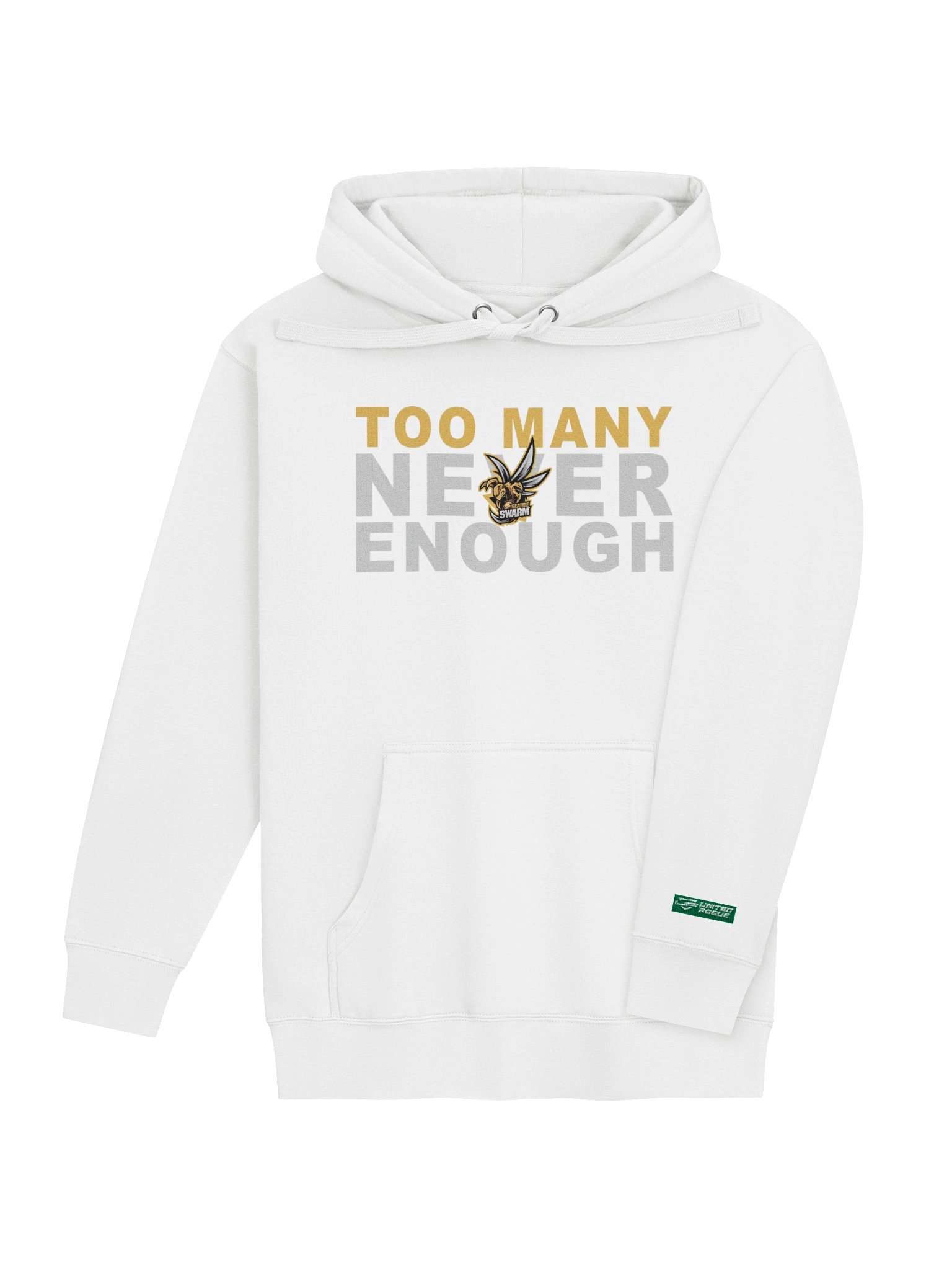 Seattle Swarm Never Enough Slogan Series Hoodie product image (4)