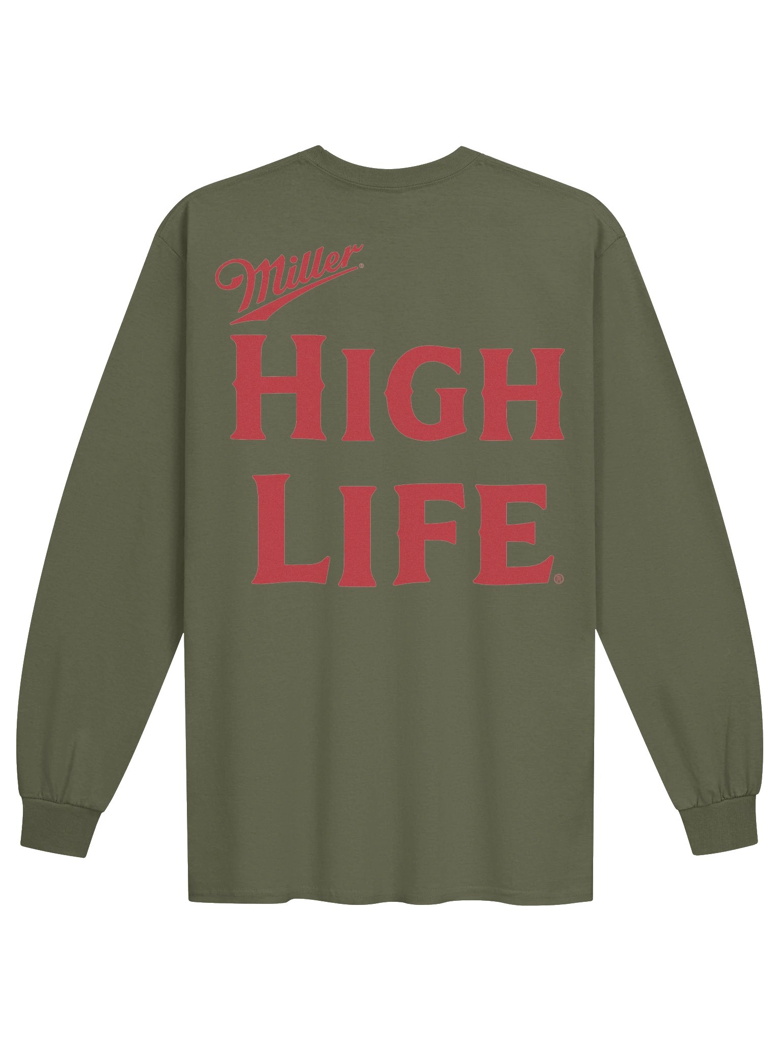 Miller High Life Black Logo Long Sleeve Tee product image (4)