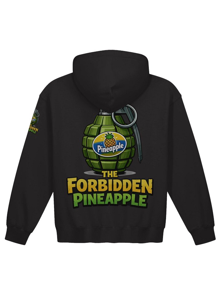 Hoodie Bio "The Forbidden Pineapple" – Humour & Style Militaire product image (8)
