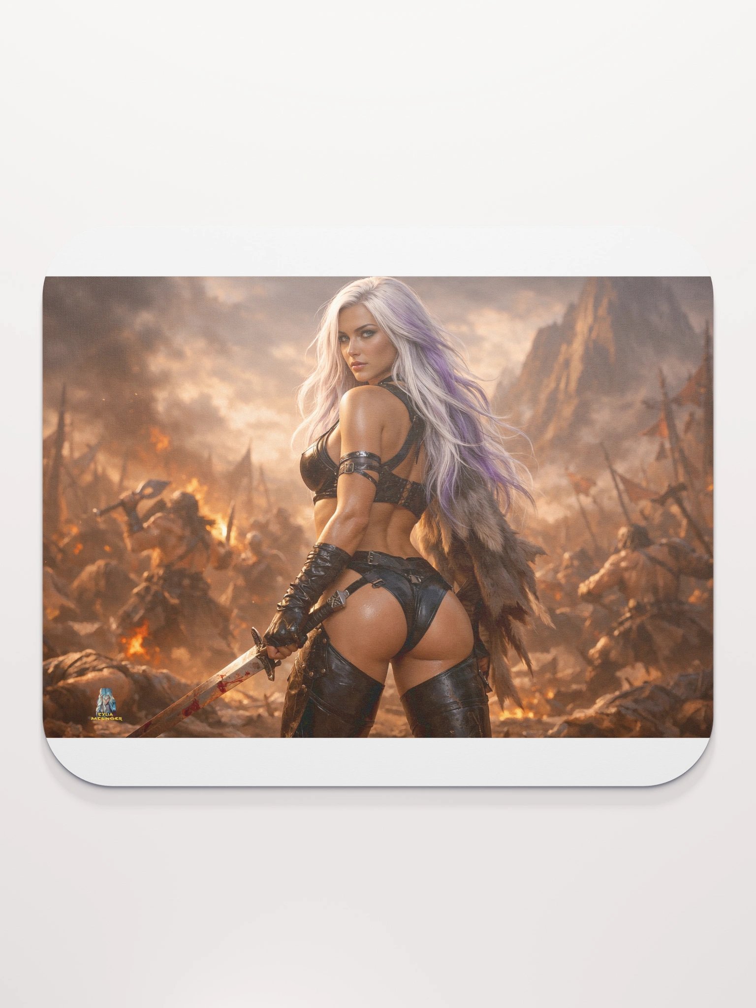 Tylia: Battle Queen mouse pad product image (2)