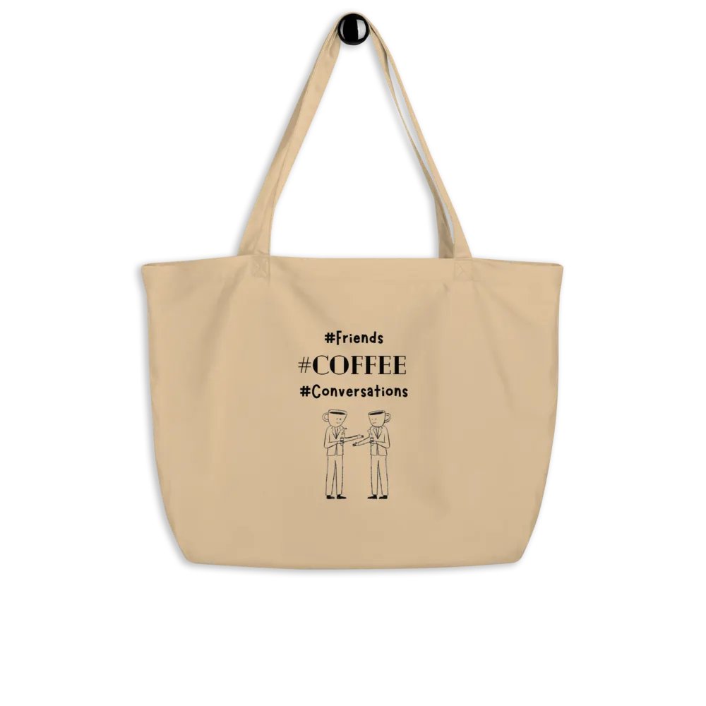Coffee Conversations Stick Figure Tote product image (3)