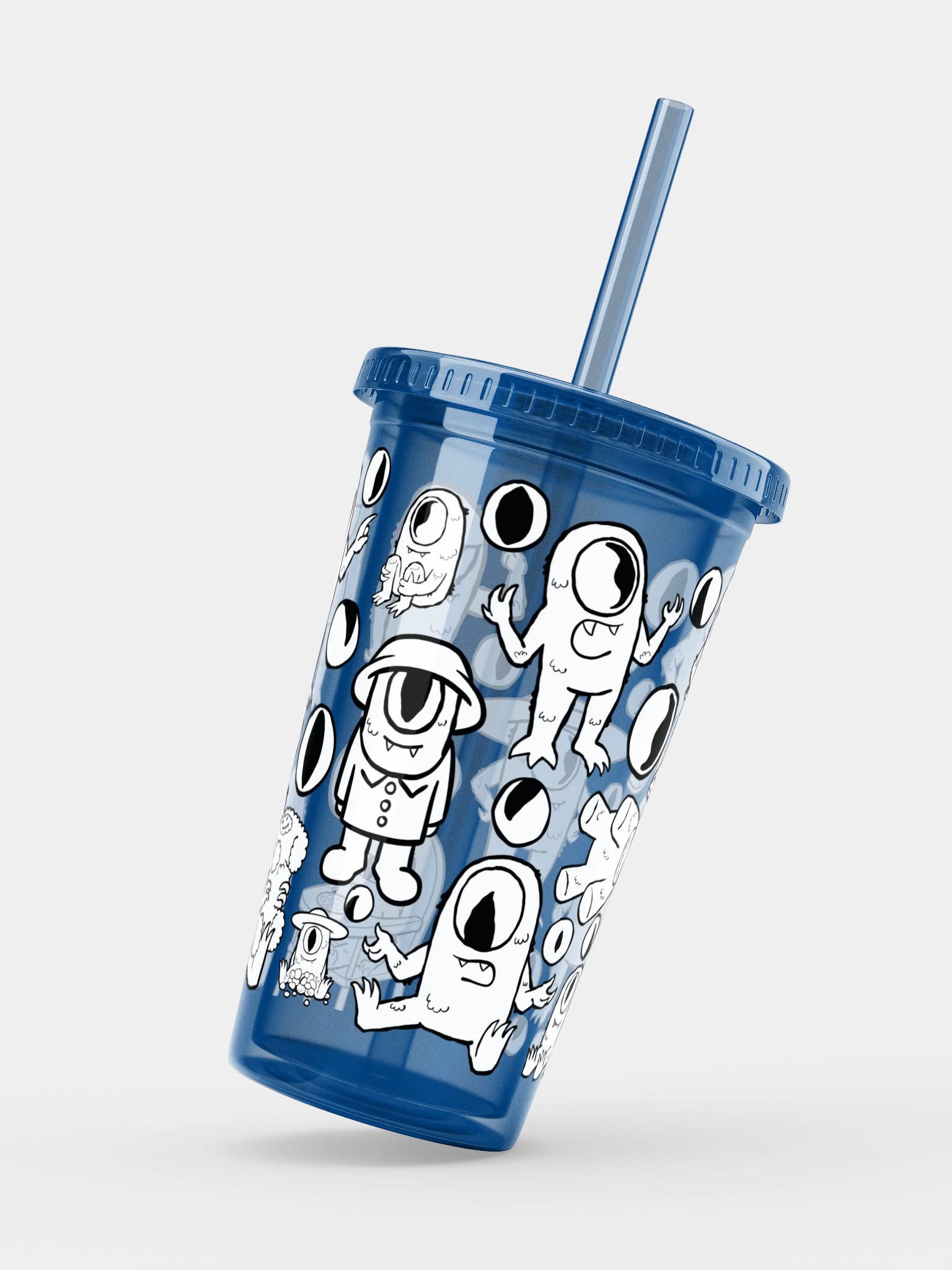 Monster Party Plastic Tumbler product image (3)