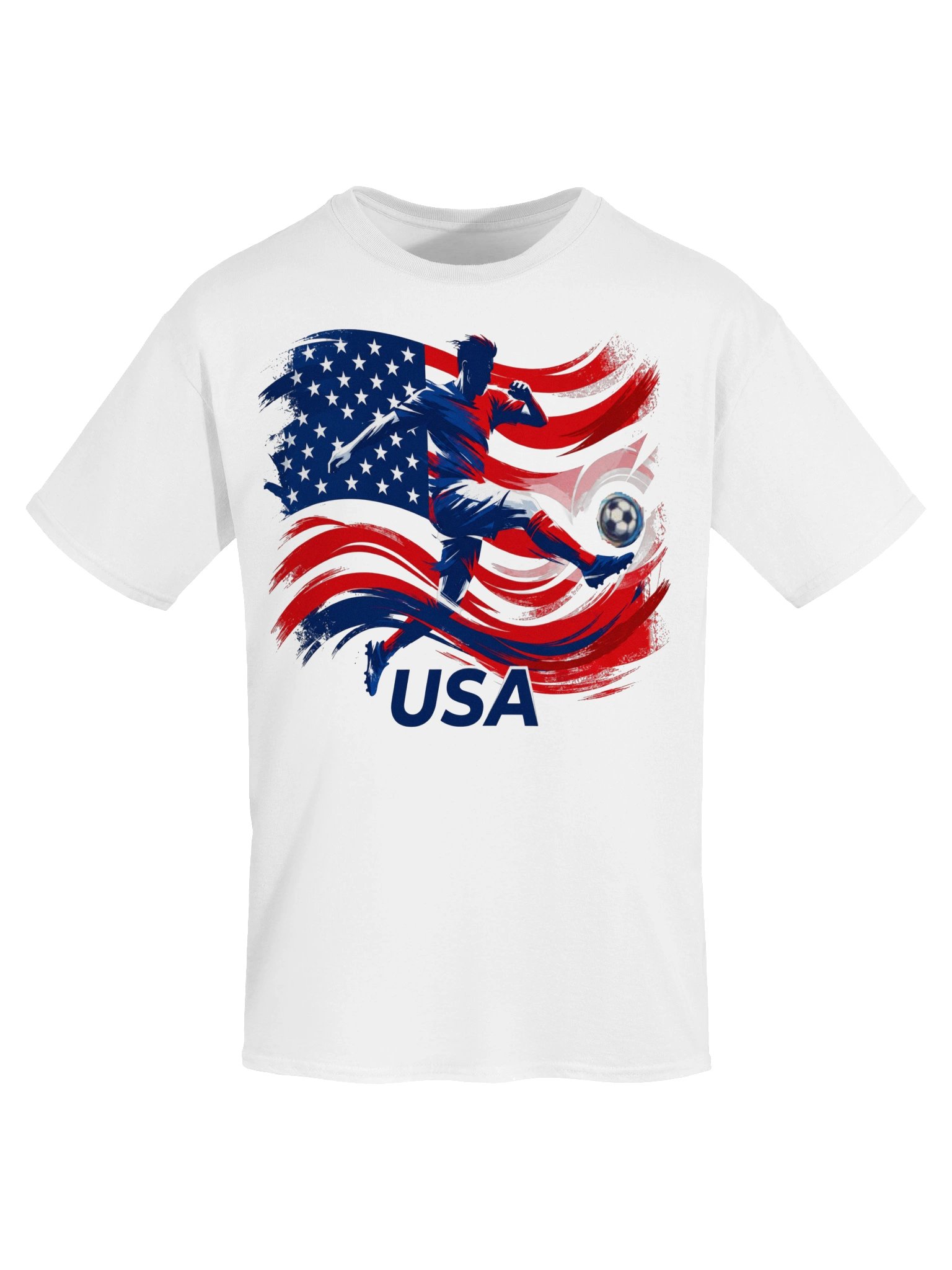 USA Soccer Pride Graphic Tee | World 2026 Patriotic Football Shirt product image (18)