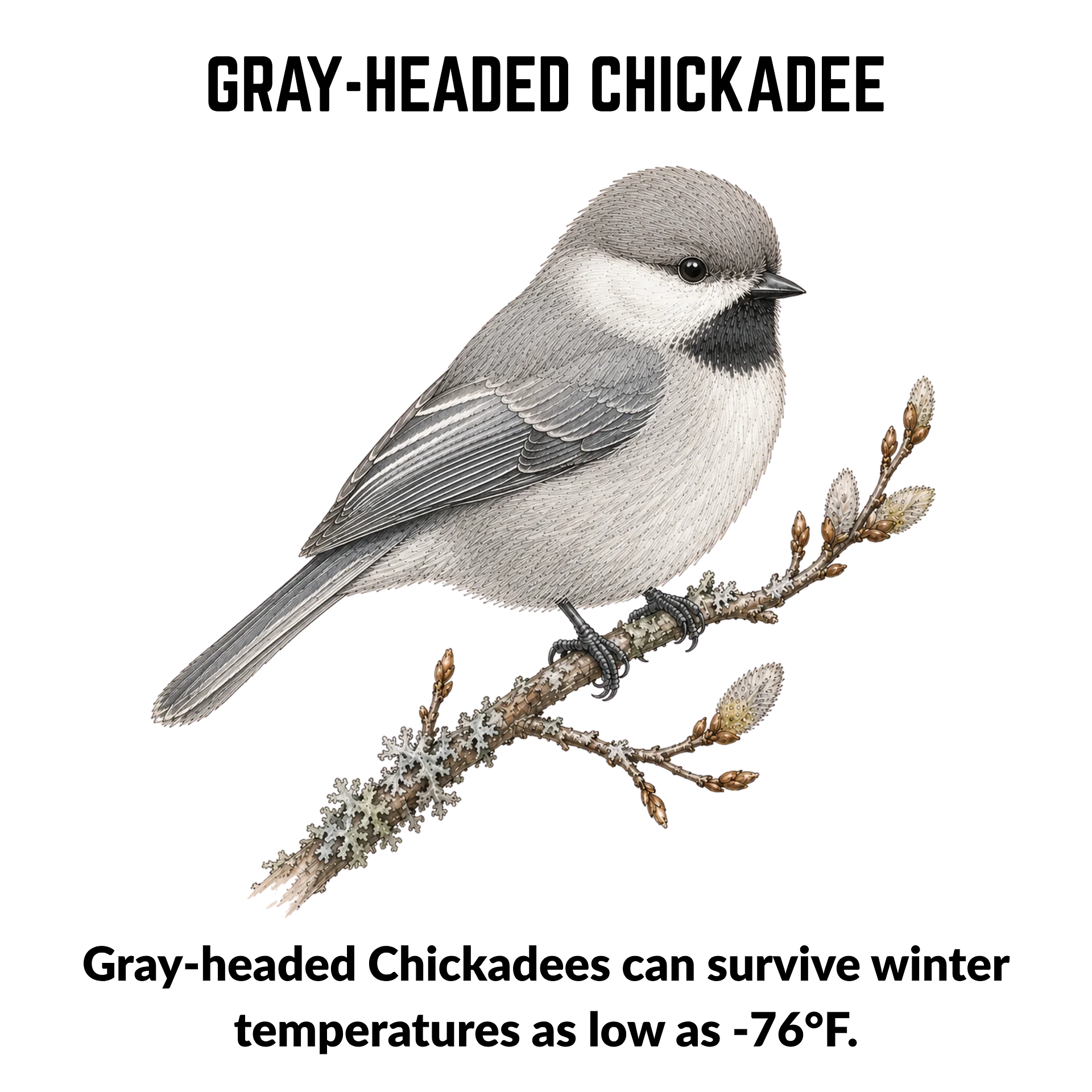 Gray-headed Chickadee Tee product image (2)