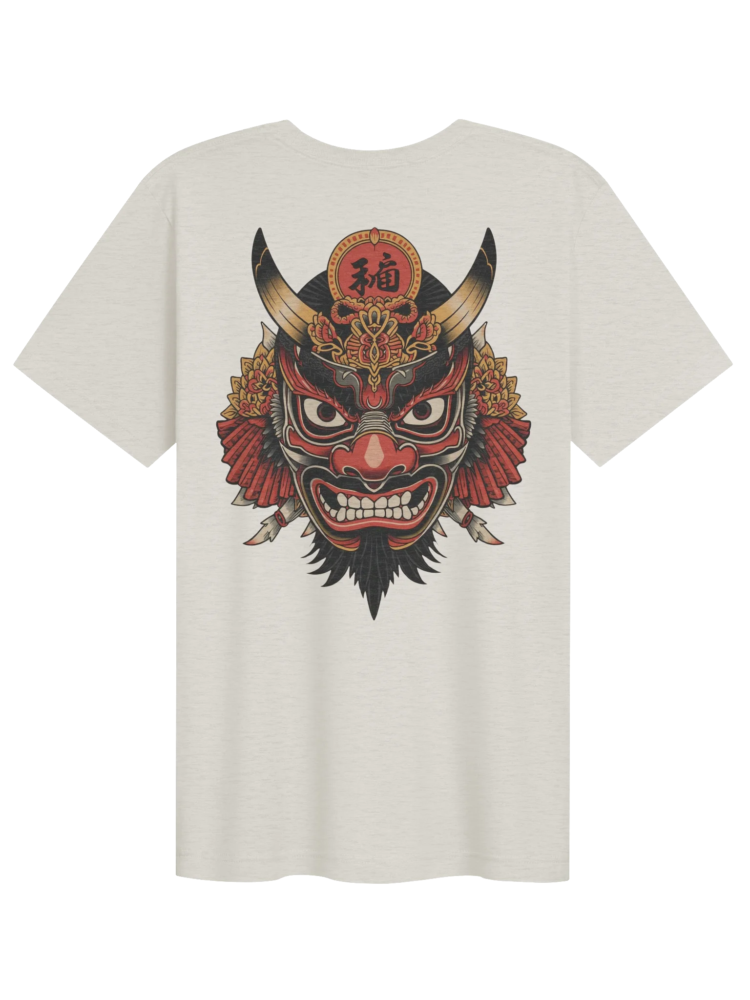 The Bold Oni Mask Streetwear T-Shirt product image (1)