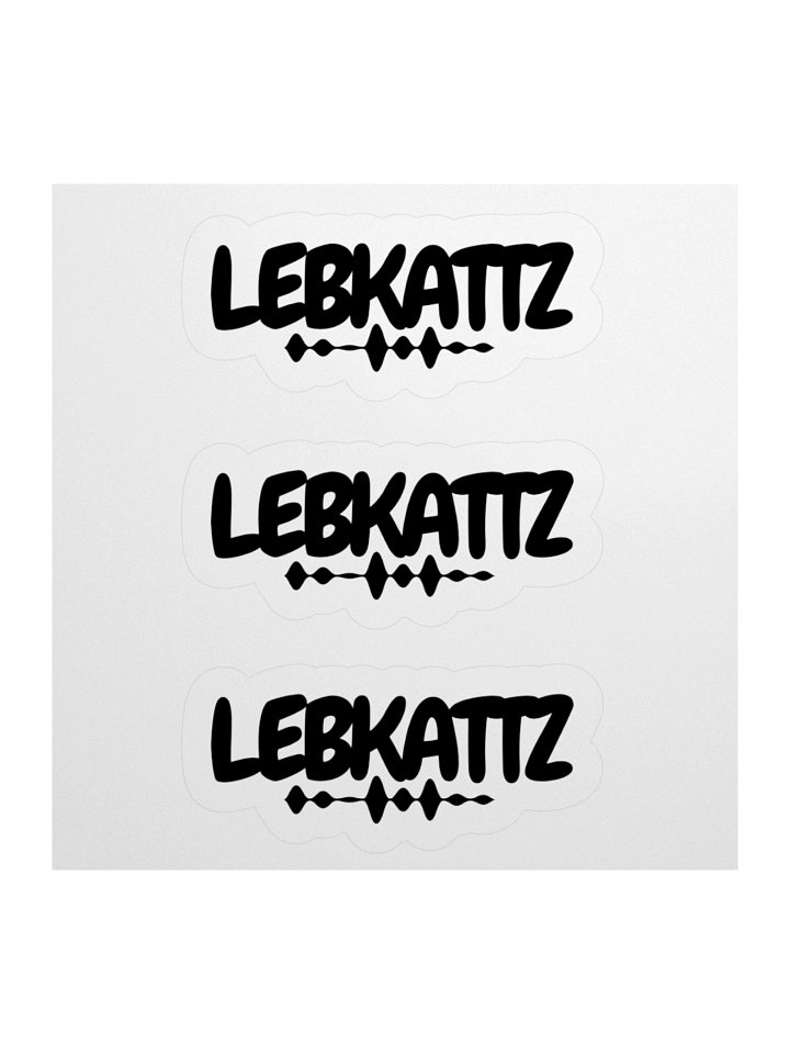 DJ LebKattz Logo Stickers product image (1)