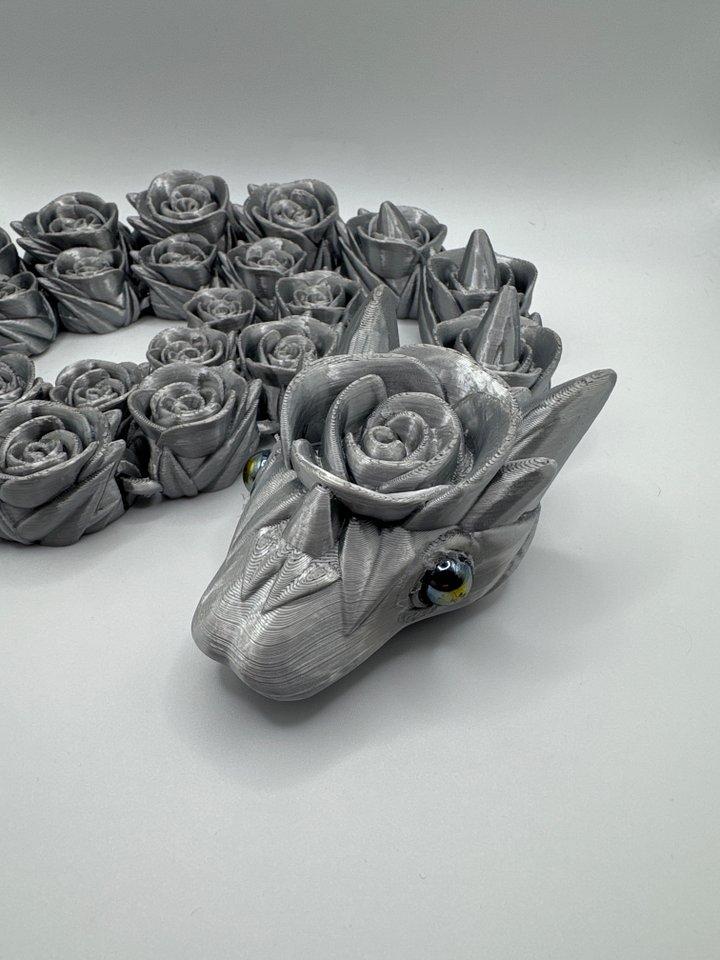 Chrome rose dragon product image (2)