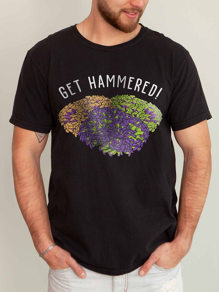Get Hammered! Hammer Corals T-Shirt for Reef Aquarium Lovers product image (2)