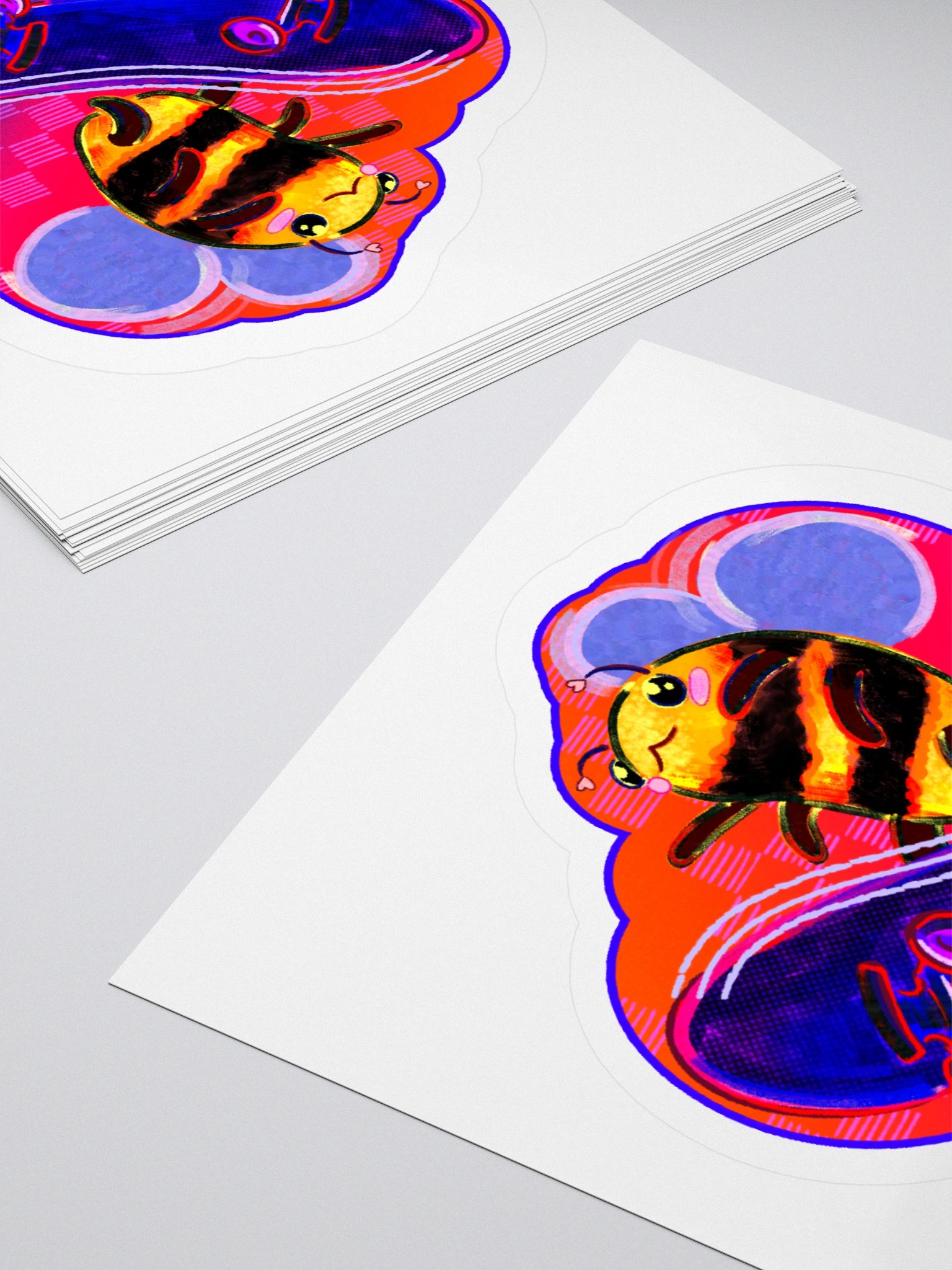 Skater Bee Sticker product image (10)