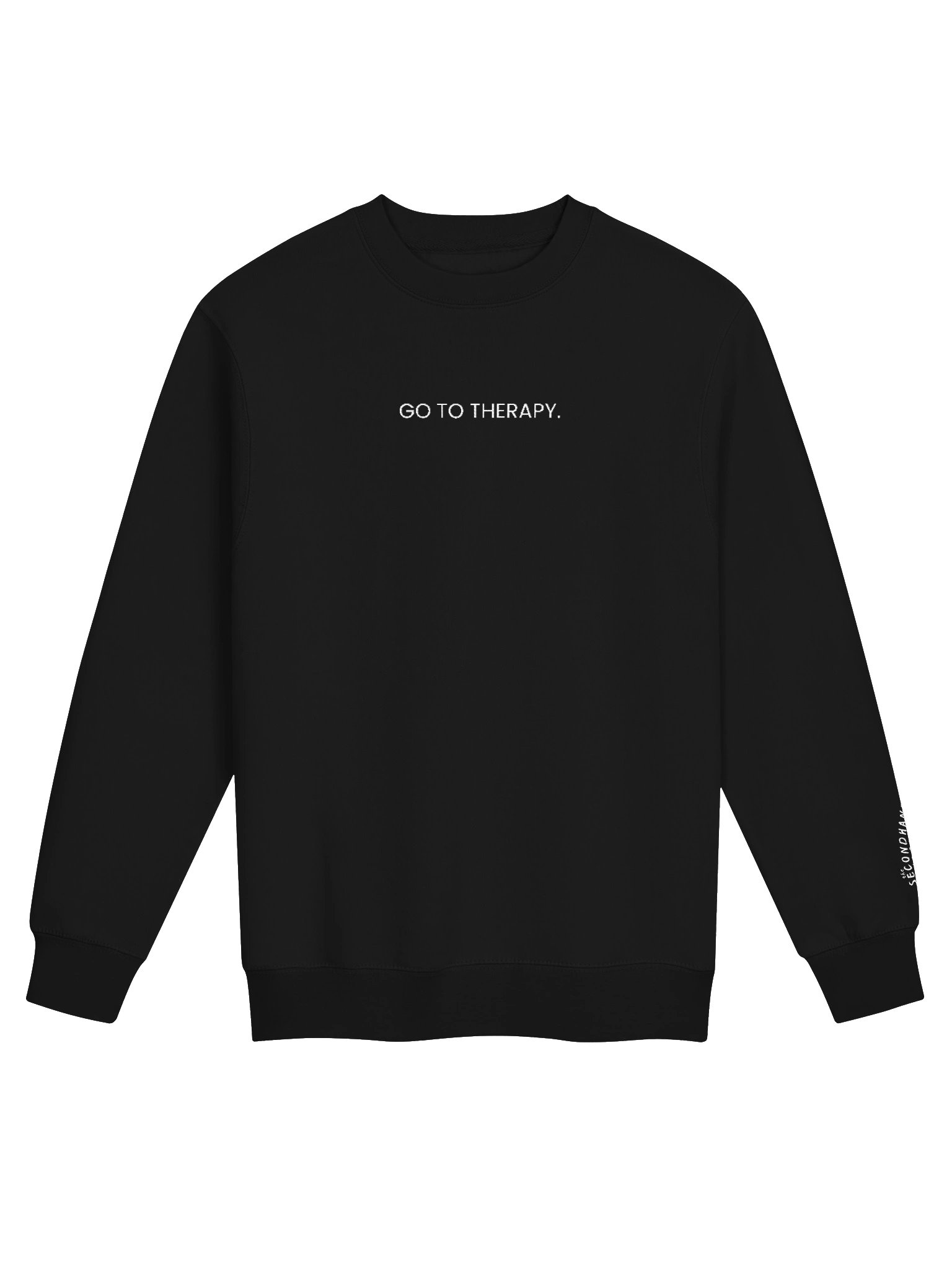 Go To Therapy Crewneck (Black) product image (1)
