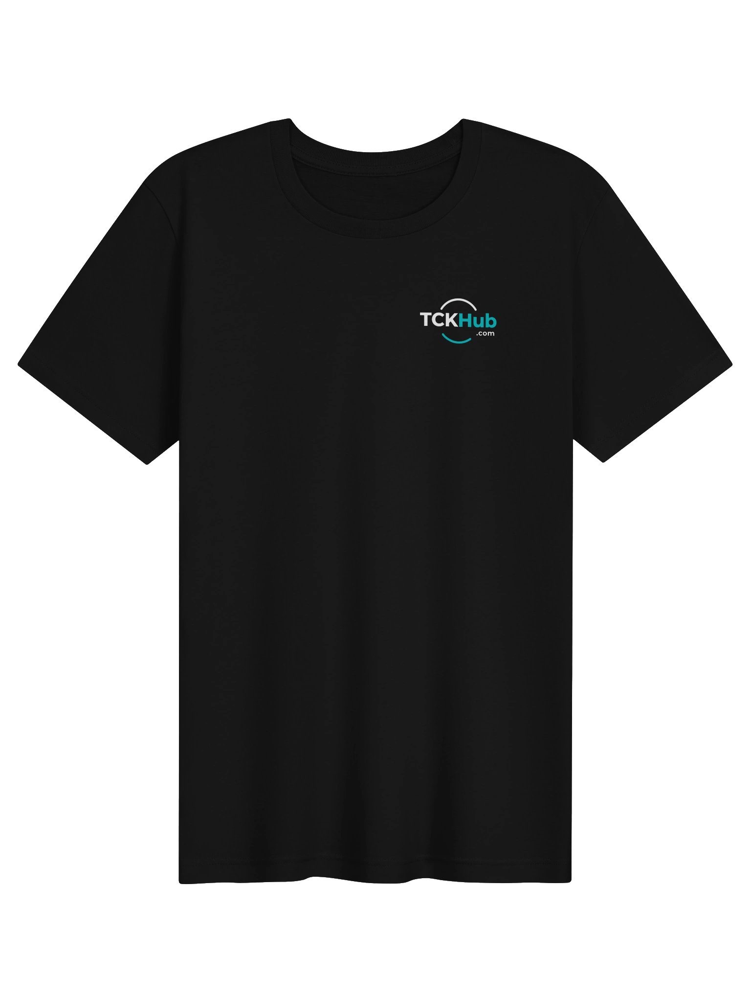 TCK Hub Arc Logo Tee, Left Chest (White Print) product image (2)