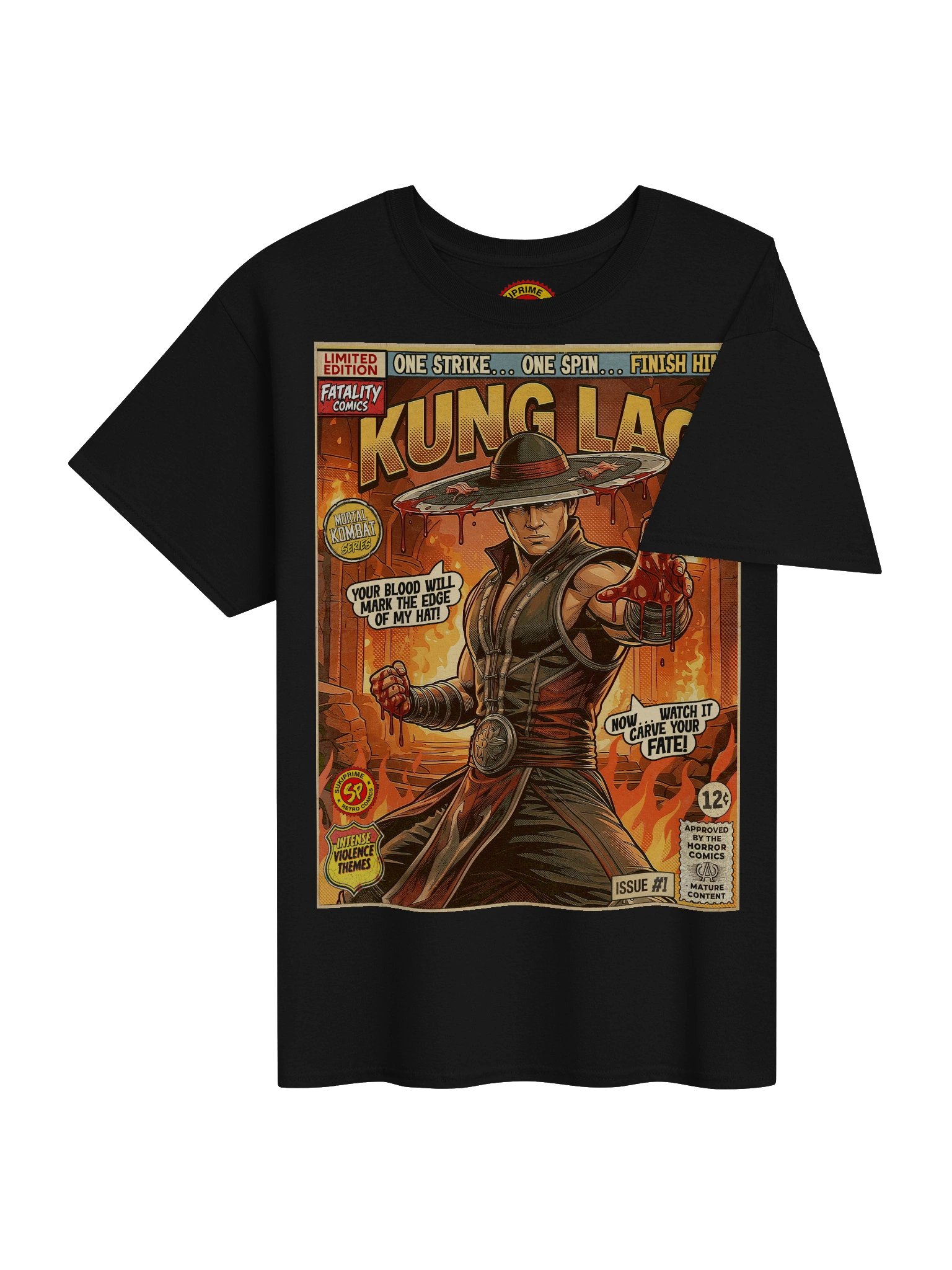 Mortal Kombat Kung Lao Comic Art T-Shirt product image (4)