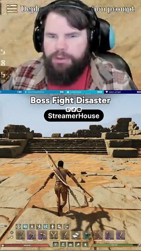 Boss Fight Ends in Disaster #bossfight #gamingrage #survival #streamerhouse