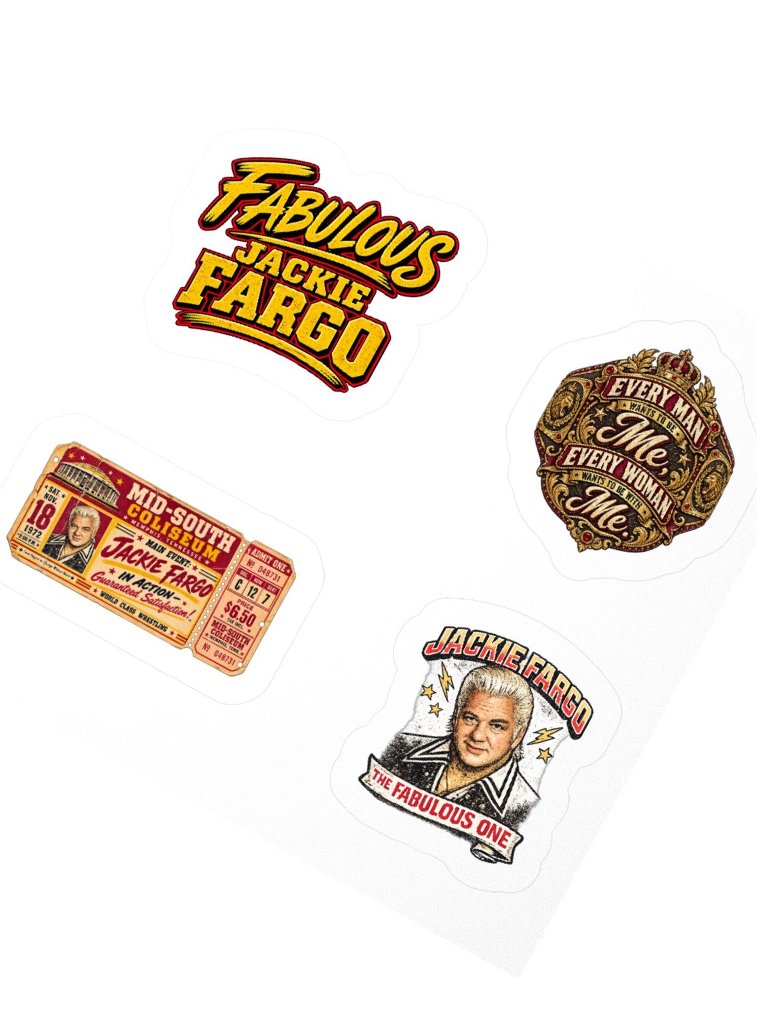 Jackie Fargo Kiss Cut Sticker Set product image (5)