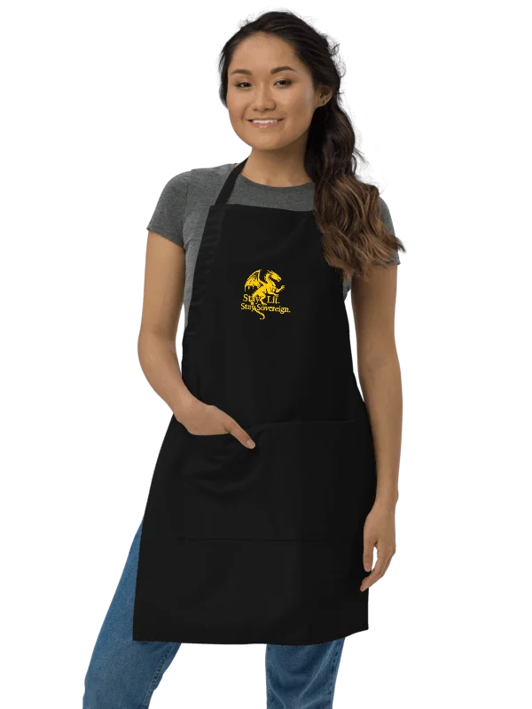 👑 Gold Dragon Apron – “Stay Lit. Stay Sovereign.” product image (5)